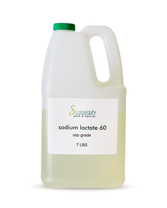 Sodium lactate 60% natural usp preservative liquid humectant 100% pure 7 lb