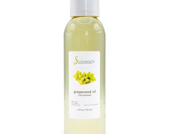 GRAPESEED OIL 100% pure natural cold pressed 4-64 OZ