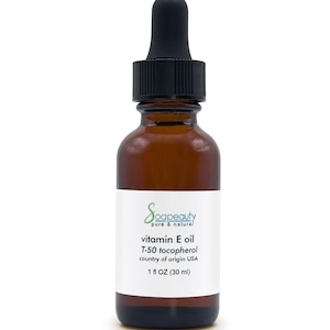 Tocopherol T-50 Vitamin E Oil - Pure & Natural Antioxidant, Skin, Hair Care, Moisturizer