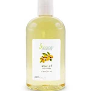 MOROCCAN ARGAN OIL 12 oz refined cold pressed 100% pure natural