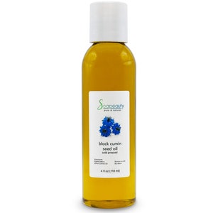 Black Cumin Seed Oil Raw Unrefined Virgin Cold Pressed Natural 100% Pure