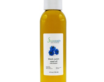 Black Cumin Seed Oil Raw Unrefined Virgin Cold Pressed Natural 100% Pure