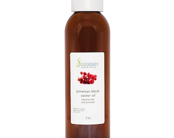 JAMAICAN BLACK CASTOR Oil Premium Quality 100% Pure Natural Hair Growth