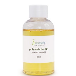 Polysorbate 80 by Velona 4 oz  Solubilizer, Food & Cosmetic Grade