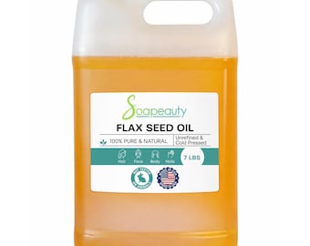 FLAX SEED OIL 100% Pure & Natural Virgin Cold Pressed