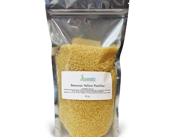 BEESWAX YELLOW PASTILLES 100% Pure Natural