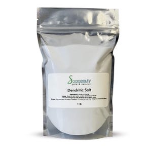 Dendritic Salt for Bath Salts, Scrubs & more Fine Grain