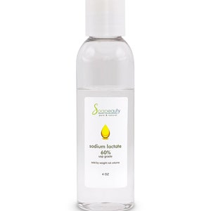 SODIUM LACTATE 60% USP Pure Natural Preservative 2 oz to 7 lbs