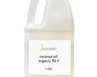 COCONUT OIL 92 degree refined bleached 100% pure natural cold pressed 7 lbs