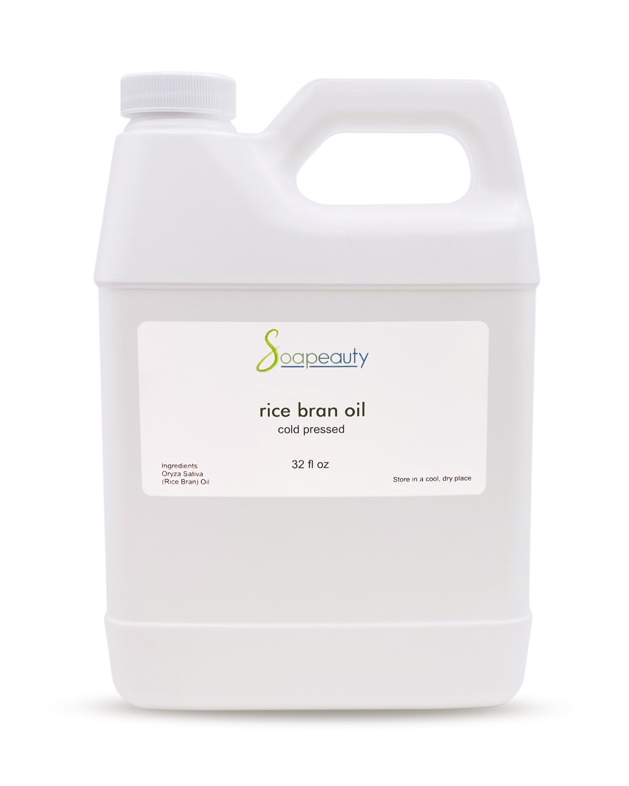 Dr Adorable - 32 oz - Rice Bran Oil - 100% Pure Natural Premium Organic  Cold Pressed