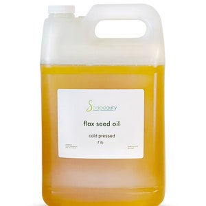 FLAX SEED OIL natural carrier virgin cold pressed pure