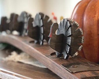 Whiskey barrel decor, thanksgiving decor, fall tiered tray decor, whiskey barrel candle holder accessories, rustic decor, farmhouse decor