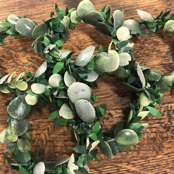 Mini wreaths for candle holders, mini greenery, candle accessories, centerpiece candle holder wreath