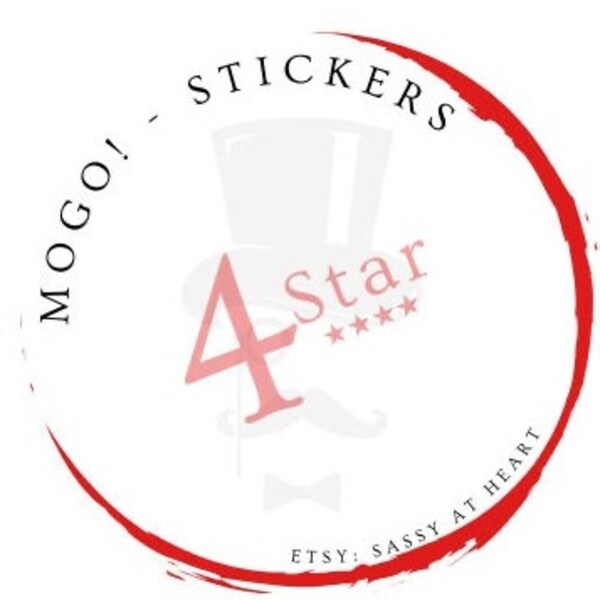 MoGo! 4 Star Stickers