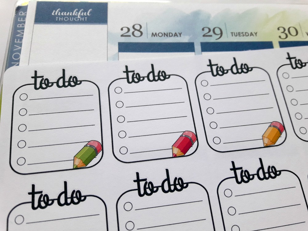 To do list stickers planner stickers checklist planner | Etsy