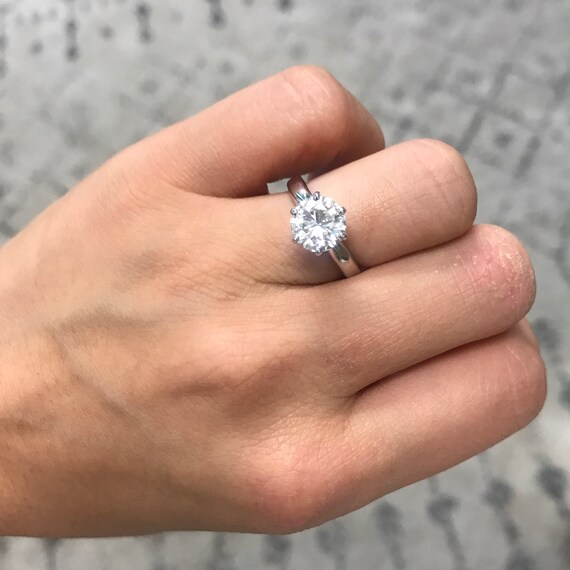 bague solitaire moissanite bague solitaire moissanite