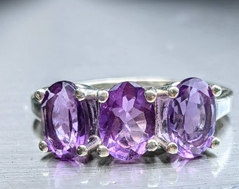 Amethyst Sterling Silver Celtic Oval Ring Ian and Valeri Co Amethyst Sterling Silver Celtic Oval Ring Ian and Valeri Co