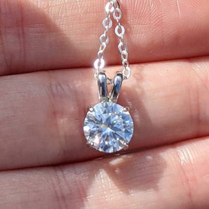 6mm 1ct Diamond Stud Earrings Sparkling Round-Cut Gemstones Elegant Jewelry Accessories Genuine Moissanite Or Diamond Earrings For Christmas image 6