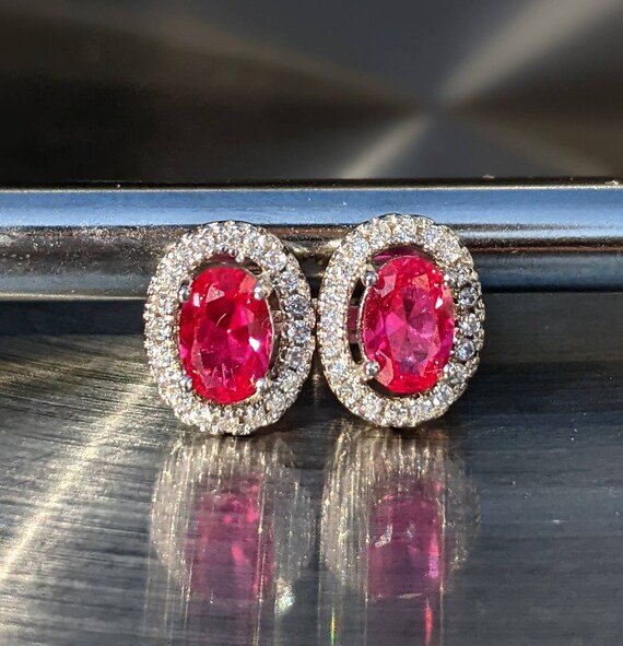 Real ruby earrings deals