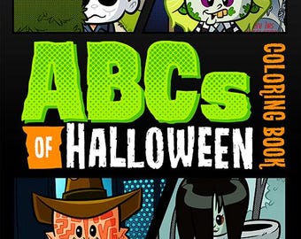 ABCs of Halloween Coloring Book