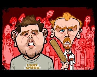 The Zed Word (Pop Art) Shaun T-Shirt horror comedy Shirt zombie Tee