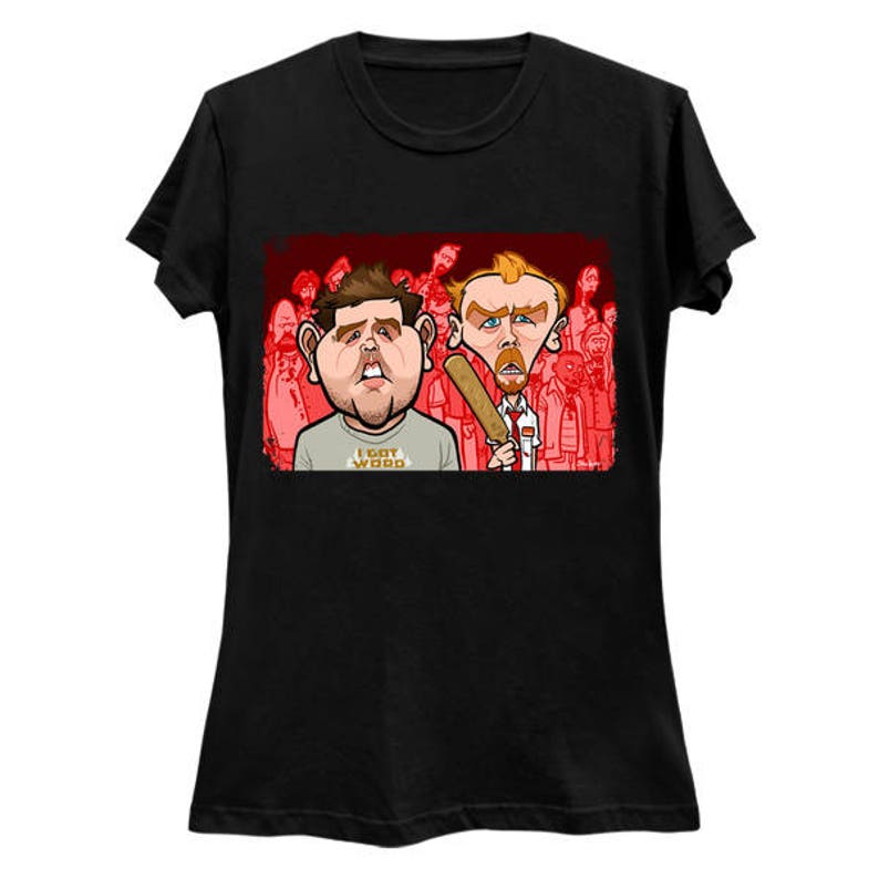 The Zed Word Pop Art Sean of the Dead T-Shirt zombie Shirt British Cornetto Trilogy horror comedy Tee image 2