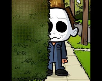 Babysitter Stalker (Pop Art) Halloween T-Shirt 70s Shirt horror slasher Tee