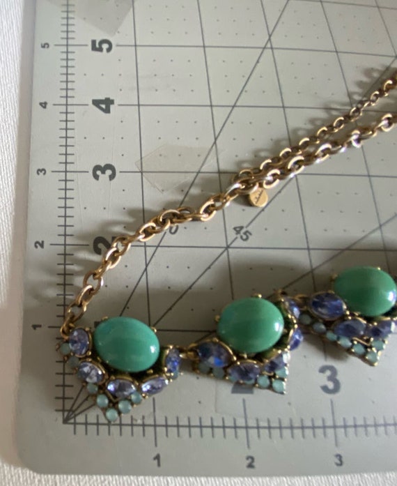 Vintage Stella & Dot Rory Necklace Turquoise and … - image 10