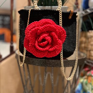 crochet handbag