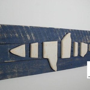 Layered Wood on Wood Shark in the Ocean, Wood Wall Art, Shark Picture, Nautical Bedroom, Oceanlife, Sealife