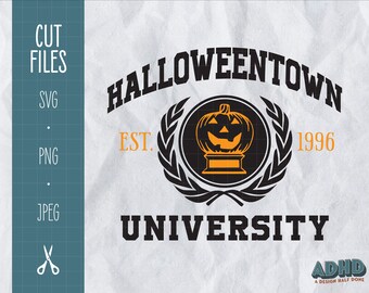 Halloweentown University SVG & PNG / Halloween SVG / Halloween Digital Download