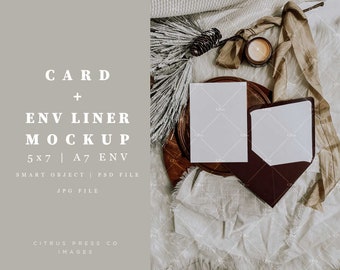 Card Mock Up Etsy