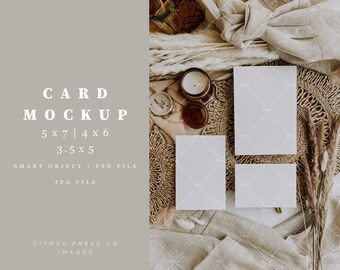 Invitation Mock Up Etsy