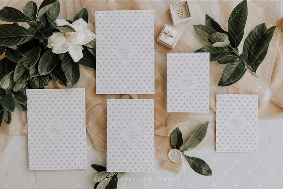 Download Wedding Suite Mockup Invitation Suite Flatlay Instant Etsy