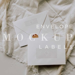Adres label Envelop Mockup, Digitale Download, Bruiloft Envelop Kaart Mock Up, Uitnodiging Mockup, Stock Photo, Wenskaart, Smart Object