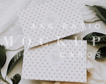 Invitación de la boda mockup, papelería de la boda, doble cara invitación de la boda mock, tarjeta, objeto inteligente, PSD Mockup, Mock Up 004