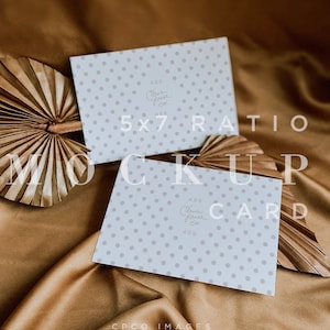 Doppelseitige Karte Mockup, Minimal Mock Up, Getrocknete Palme, Einladungskarte, Boho, Wüste, Digitaler Download, 5x7, 4x6 Postkarte, Smart Object 017