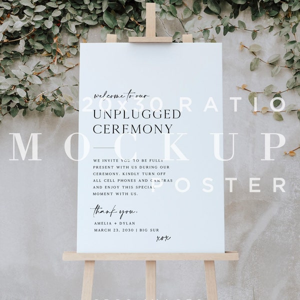 Sitzkarte Mockup, Digitaler Download, Hochzeitsschild, Dusche Outdoor Schild, Party Poster, Mock Up, Empfangsschild, Smart Object