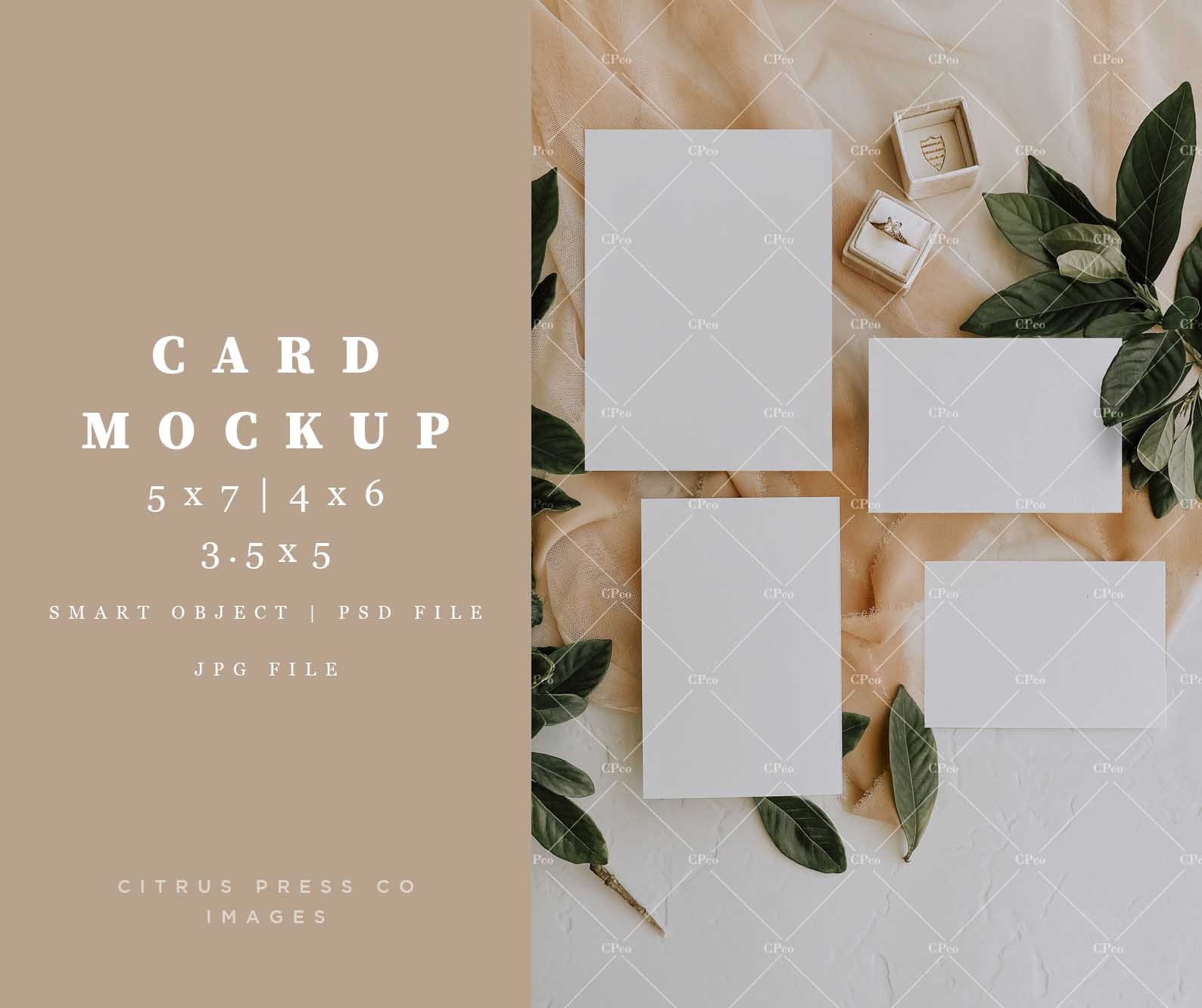Download Wedding Invitation Suite Mockup Invitation Suite Layout Card Etsy