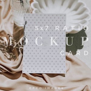Picnic Invitación Mockup Suite 5x7 Tarjeta Mock Up Tarjeta de Invitación de Boda Neutral Mock Up Descarga Digital Invitar Objeto Inteligente 025