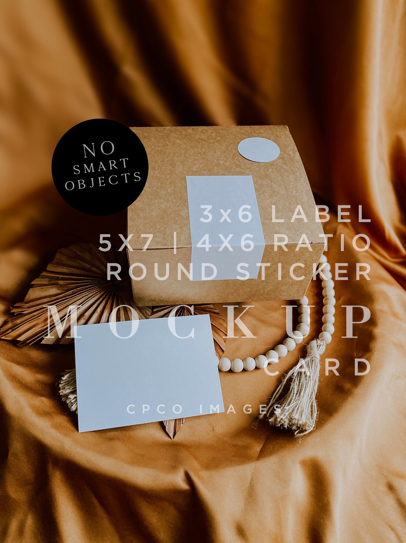 Neutral Package Mockup, 5x7 Card, Round Sticker (digital Download) - Etsy