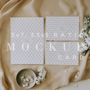 Neutrale Einladung Mockup Suite, Romantische Minimal Mock Up, Hochzeitseinladung, Digitaler Download, Single 5x7 Card Mock Up, Smart Object 024