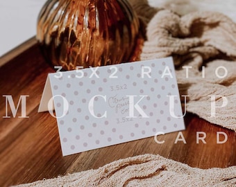 Place Card Reception Mockup, Card Mock Up, Wedding Stock Photo,  Minimal Mockup, Digital Download, Escort Card Mock Up, Smart Object 008
