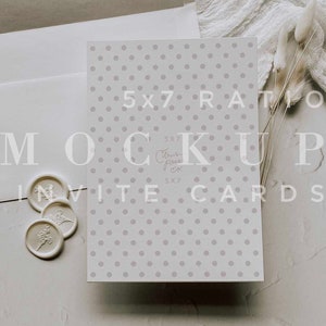 Invitation Suite Mockup, Wedding Invite Suite Layout, Digital Download, 5x7, A7 Square Flap ENV Liner Mock Up, Stationery, Smart Object 004