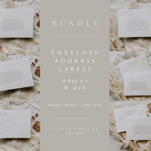 Adreslabel envelop mockup bundel, digitale download, bruiloft uitnodiging envelop kaart mock up, stockfoto, groet, slim object, PSD