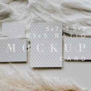 Wedding Invitation Suite Mockup, Invitation Suite Mock Up, Instant Download, 5x7, 3.5x5 RSVP, visitekaartje, briefpapier, Smart Object 004