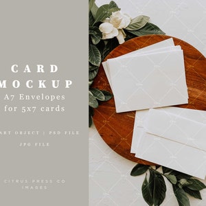 Envelop uitnodiging Mockup, Two Sided 5x7 Envelop, Instant Download, Uitnodigingskaart Mock Up, Smart Object, Digitaal, A7 Envelop 003