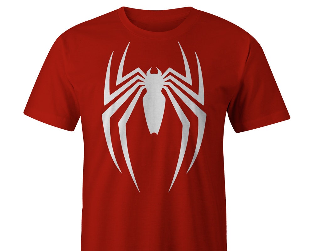 Spiderman Marvel Tshirt Spiderman Tee Spiderman Logo Etsy
