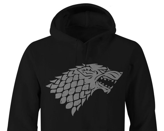 Game Of Thrones Hoodie Game Of Thrones Stark Hoodie Game Of Etsy