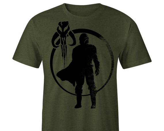 Mandalorian T-shirt Mandalorian Tee Savage Green Tee Star | Etsy